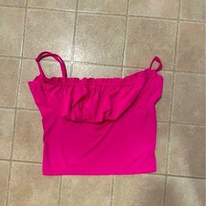 Iris pink cropped shirt